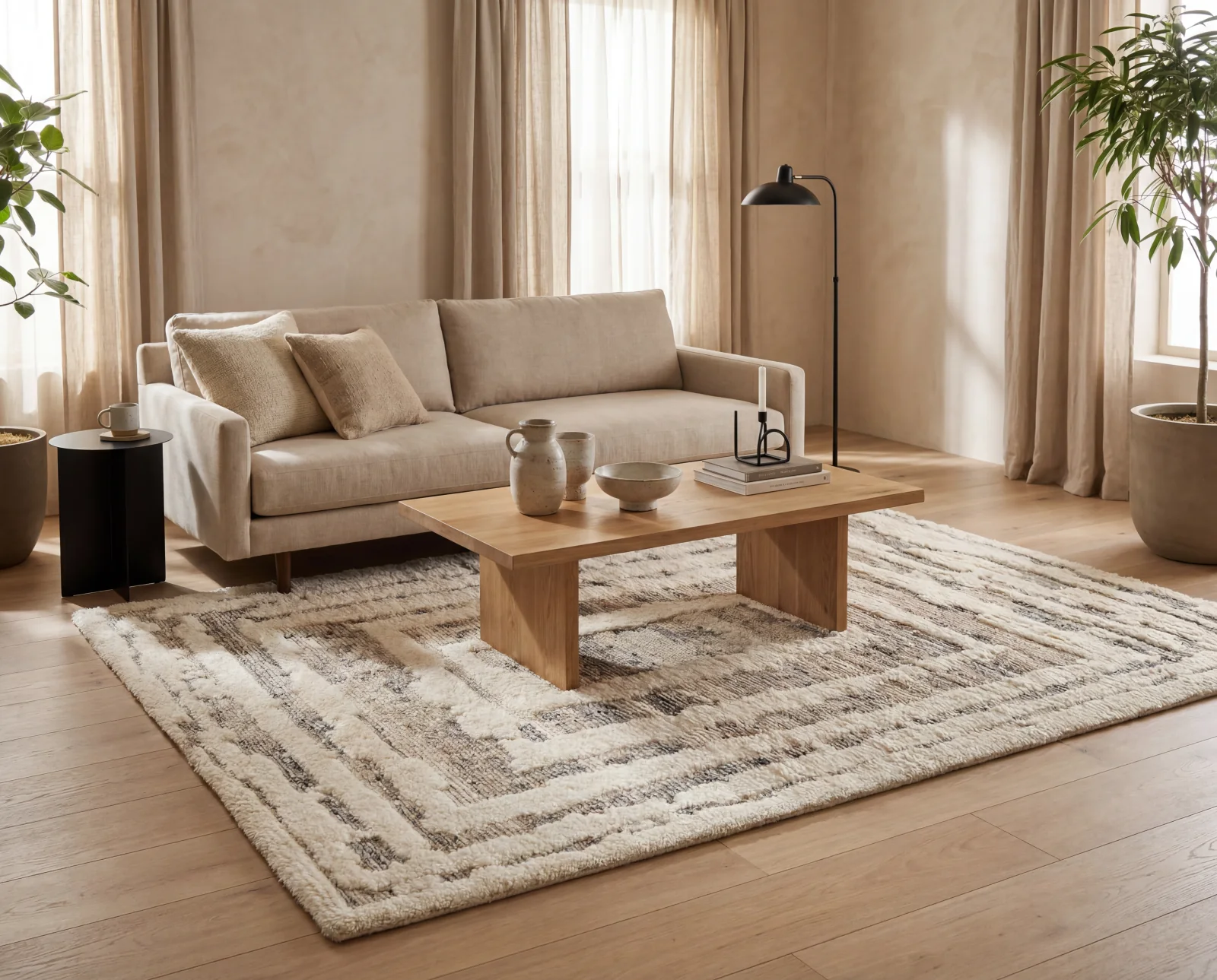 Dorne, a hand-knotted wool rug by Exellica Home